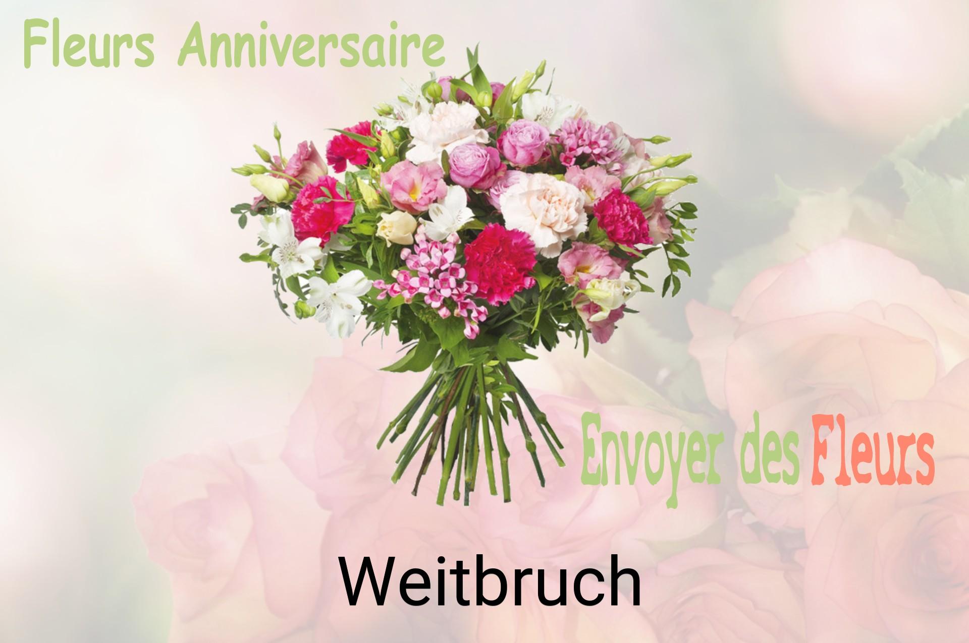 Bouquet de fleurs d’anniversaire livré à Weitbruch